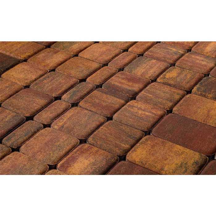 Плитка тротуарная BRAER Классико Color Mix Мальва, 115x60 мм