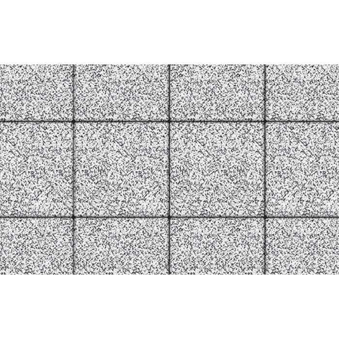 Плитка тротуарная Квадрум (Квадрат) В.1.К.10 Стоунмикс Бело-черный